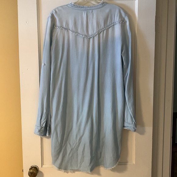 Cloth & Stone faded chambray tunic dress - Picture 3 of 6